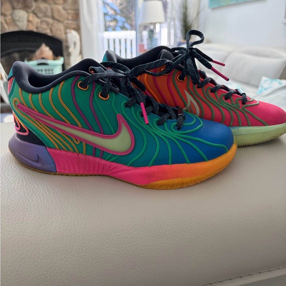 Nike Kids Colorful Striped Sneakers
